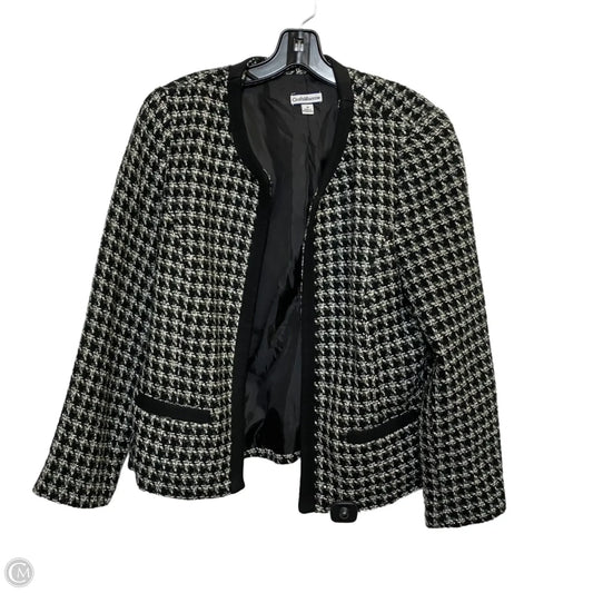 Blazer By Croft And Barrow In Black & White, Size: M
