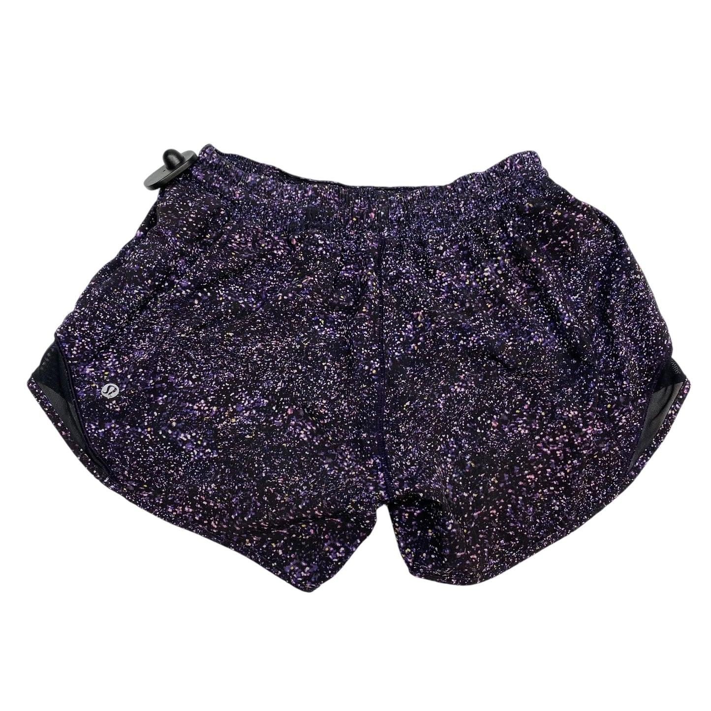 Athletic Shorts By Lululemon In Black & Purple, Size: S