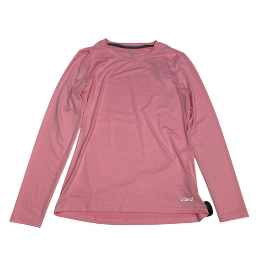 Athletic Top Long Sleeve Crewneck By Baleaf In Pink, Size: M