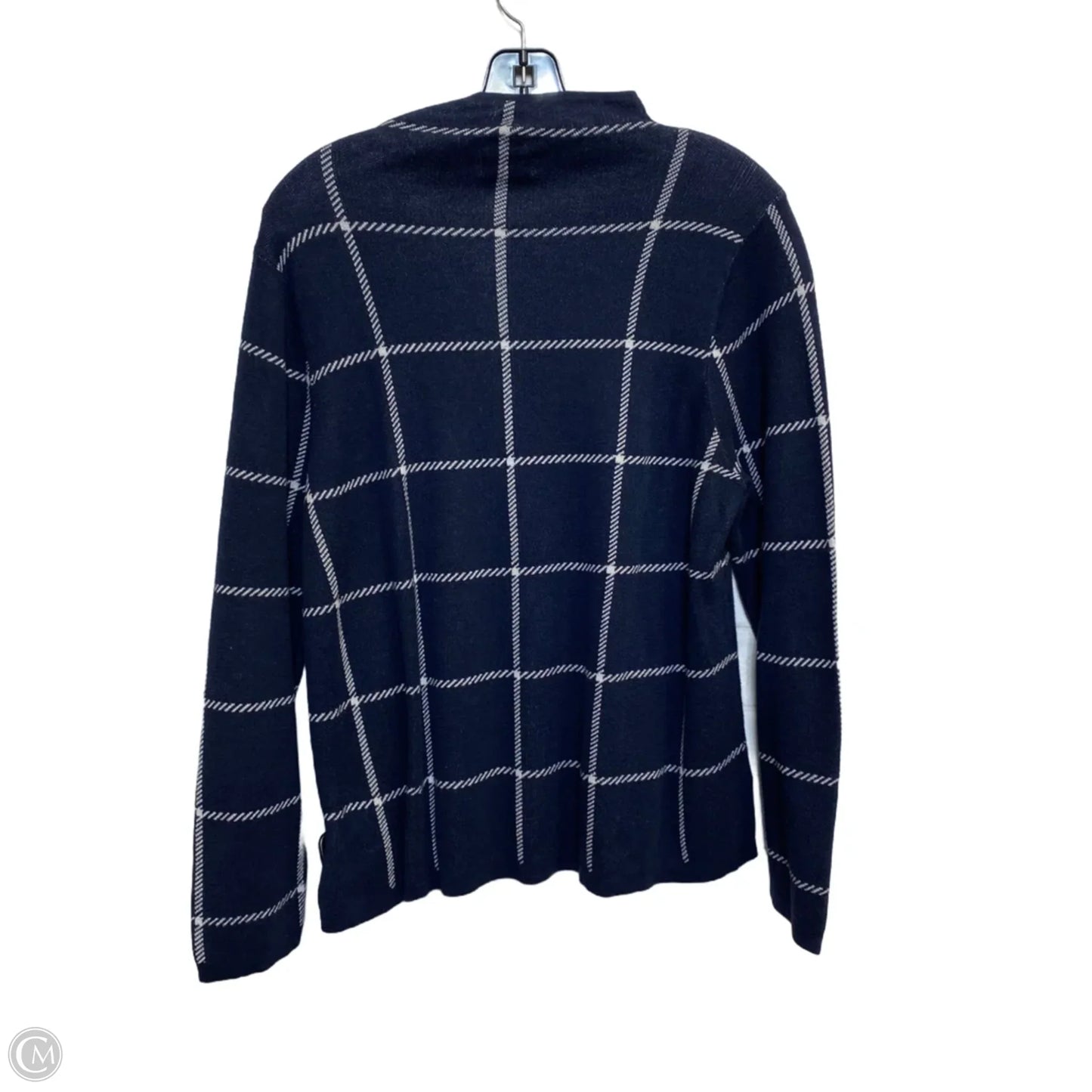 Top Long Sleeve By Crown And Ivy In Navy, Size: Xlp