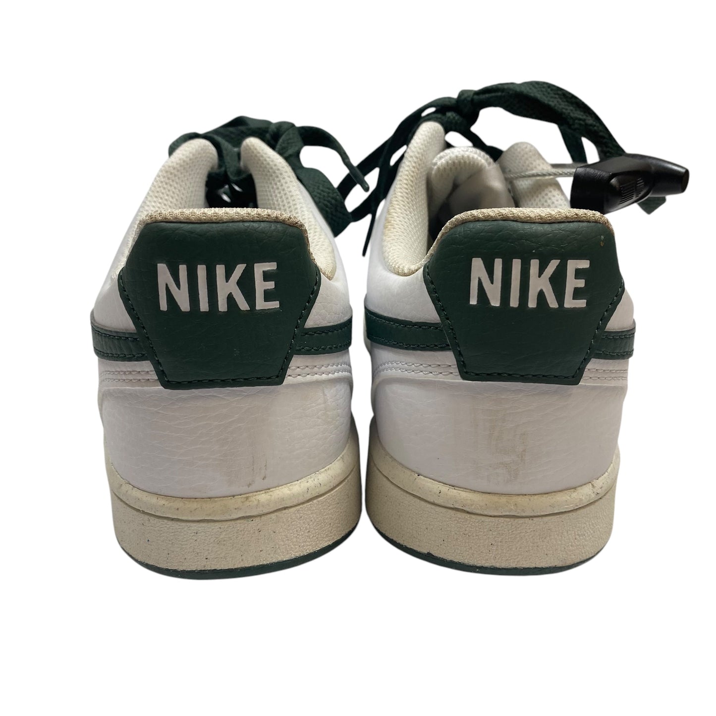 Shoes Sneakers By Nike In Green & White, Size: 8.5