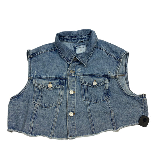 Vest Other By Highway In Blue Denim, Size: 2x