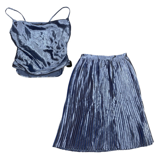 Skirt Set 2pc By Nasty Gal In Blue, Size: M