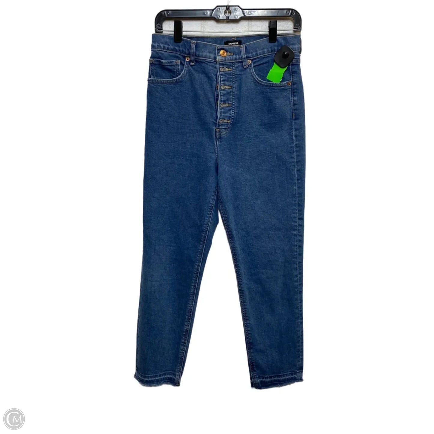 Jeans Boyfriend By Express In Blue Denim, Size: 8