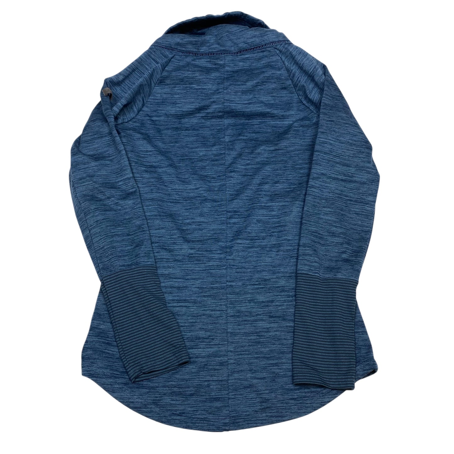 Athletic Top Long Sleeve Collar By Avalanche In Blue, Size: S