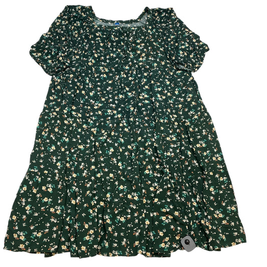 Dress Casual Maxi By Old Navy In Green, Size: 3x