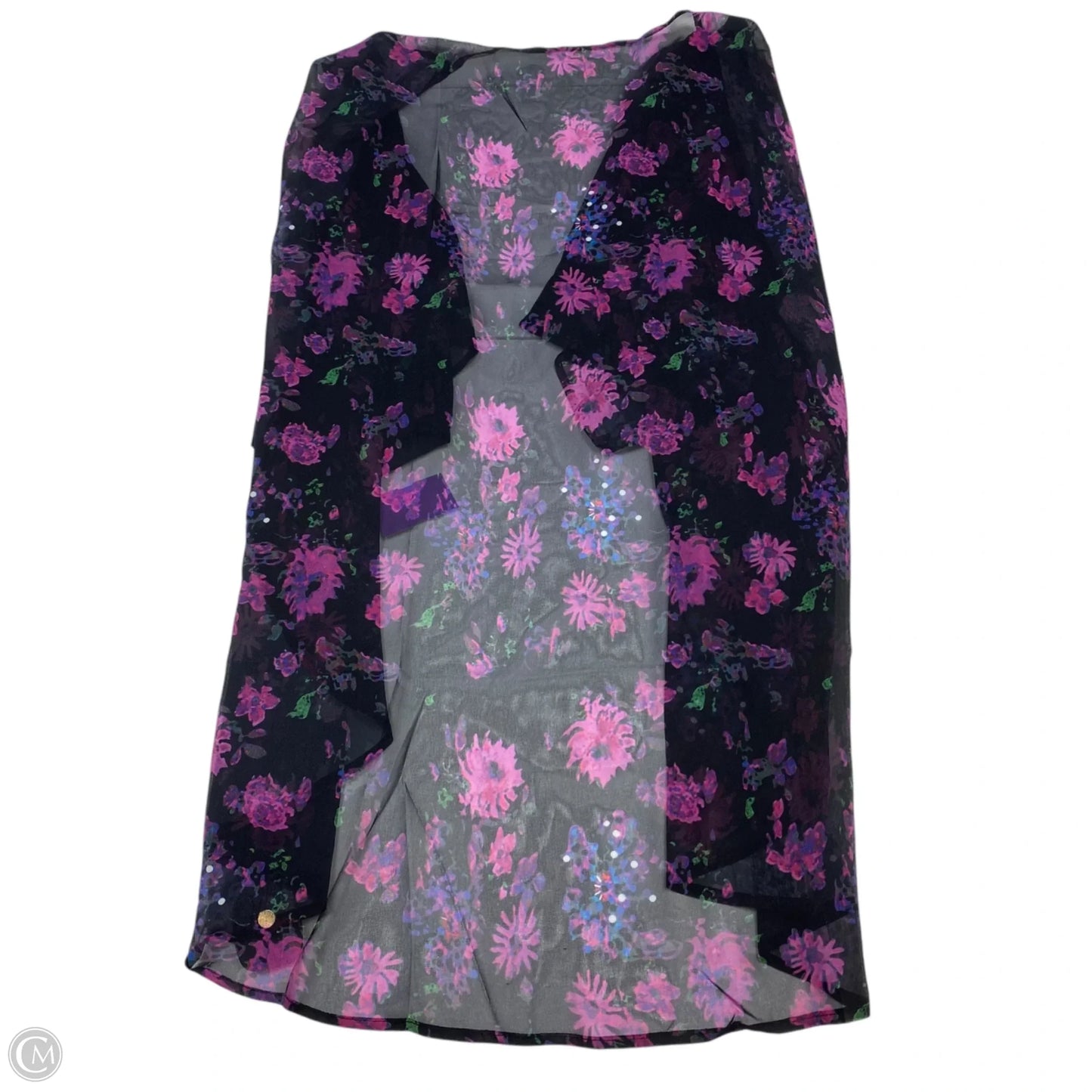 Kimono By Cmf In Black & Purple, Size: 2x