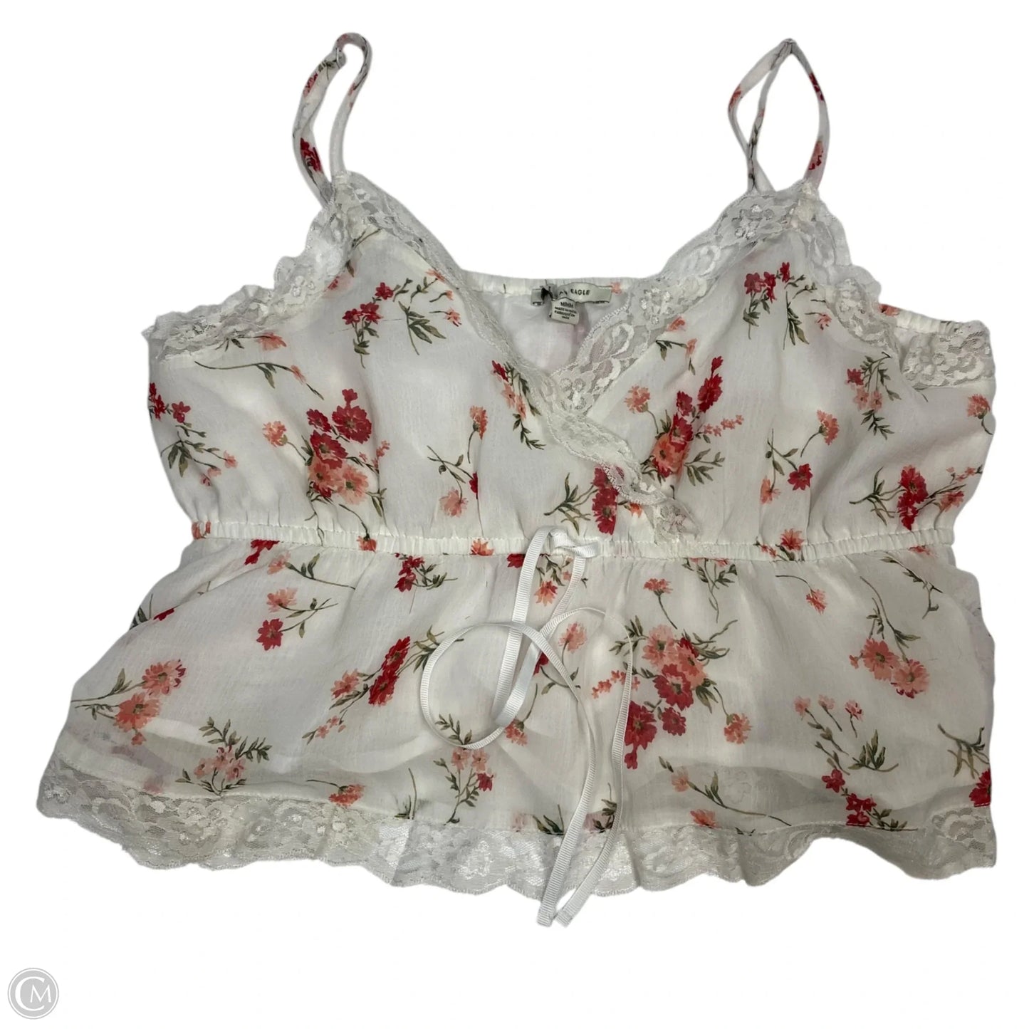 Top Sleeveless By American Eagle In White, Size: M