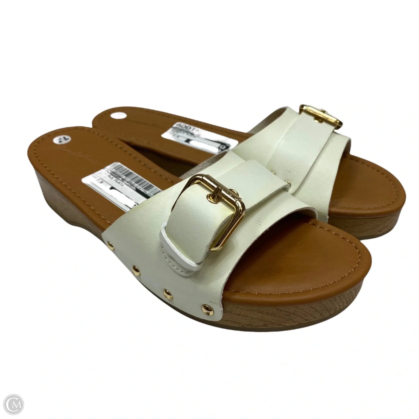 Sandals Flats By Universal Thread In Cream, Size: 7.5