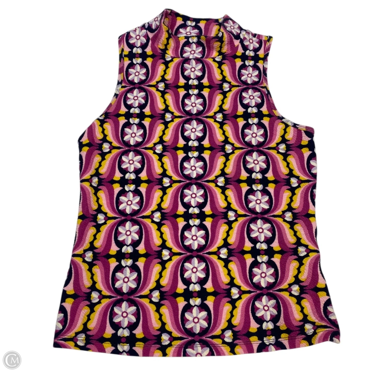 Top Sleeveless By Maeve In Blue & Pink, Size: Xs