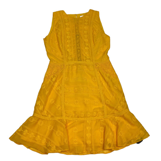 Yellow Dress Party Short Tjd , Size M
