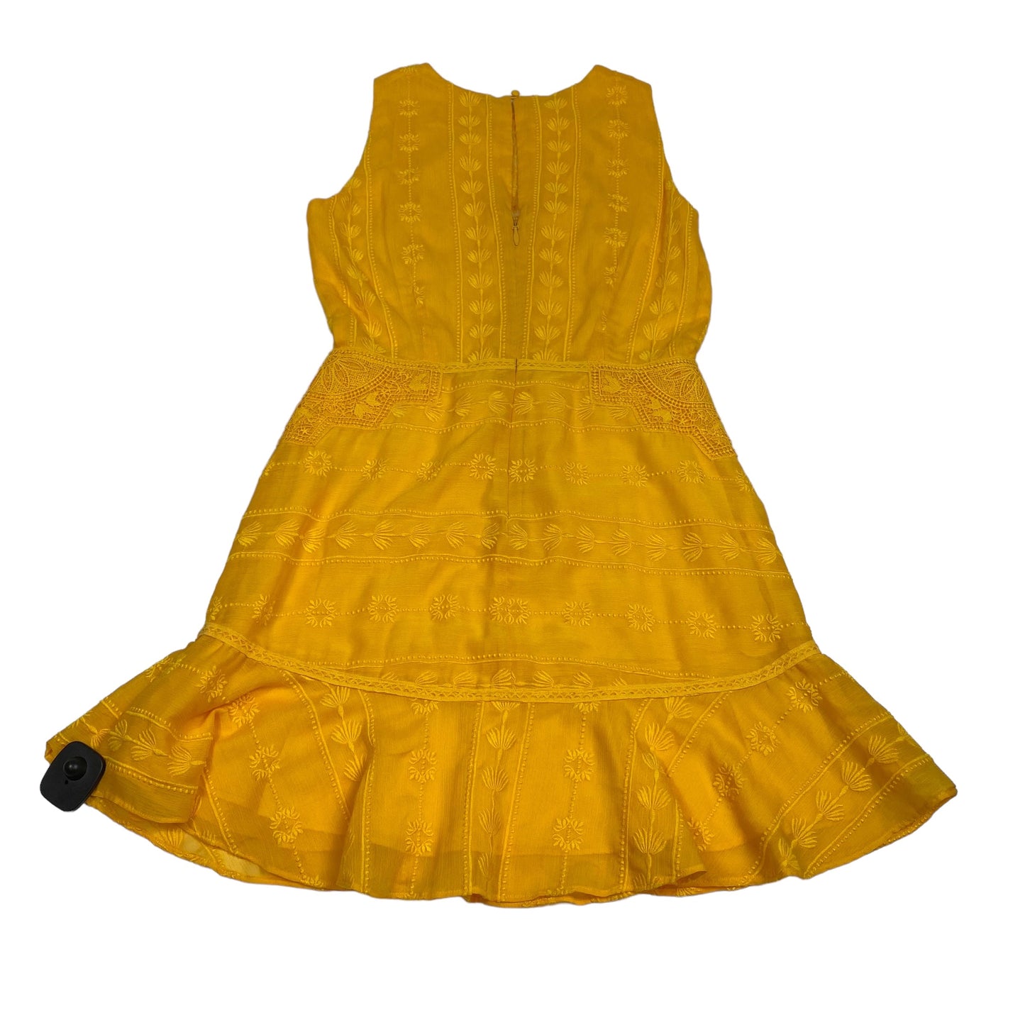 Yellow Dress Party Short Tjd , Size M