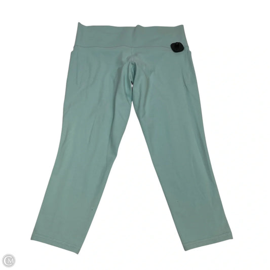 Athletic Leggings Capris By Athleta In Green, Size: 1x