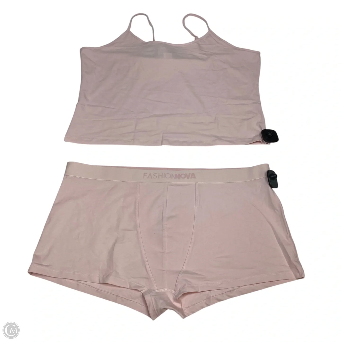 Lounge Set Shorts By Fashion Nova In Pink, Size: 3x