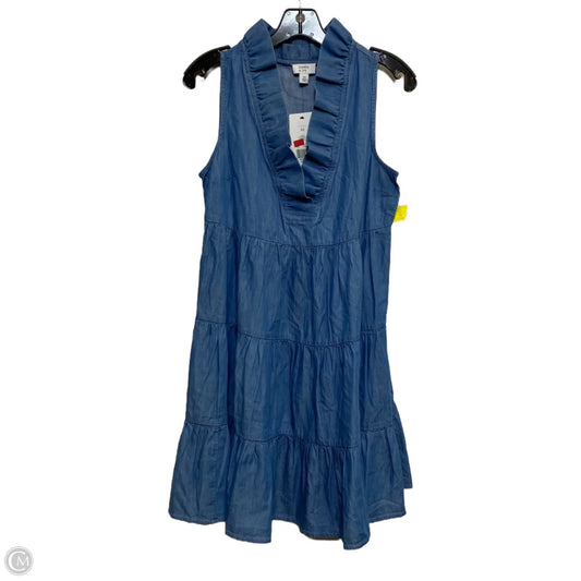Dress Casual Short By Crown And Ivy In Blue Denim, Size: Xs
