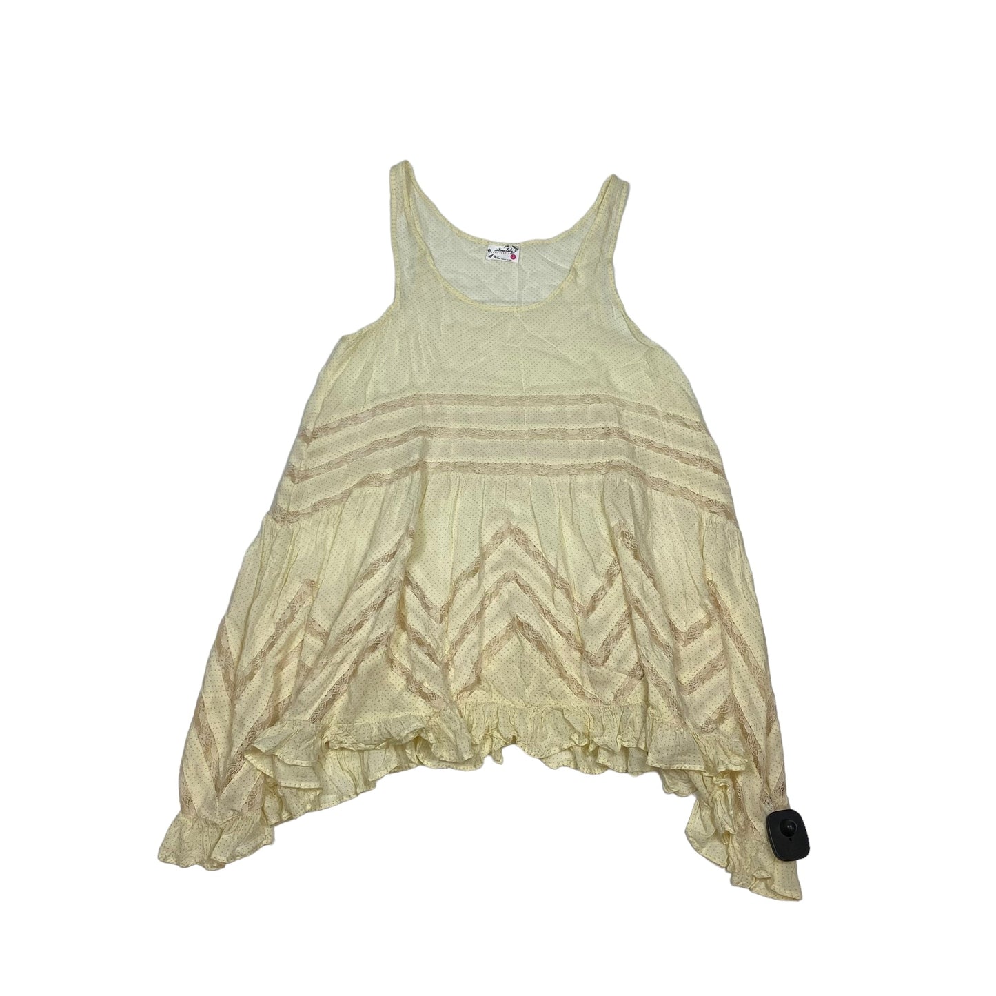 Cream Top Sleeveless Free People, Size S