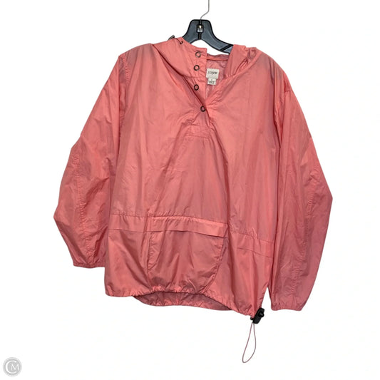 Jacket Windbreaker By J. Crew In Pink, Size: M