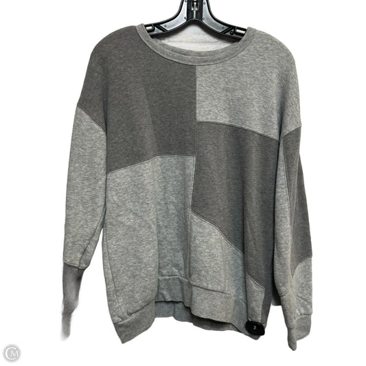 Sweatshirt Crewneck By Wild Fable In Grey, Size: M