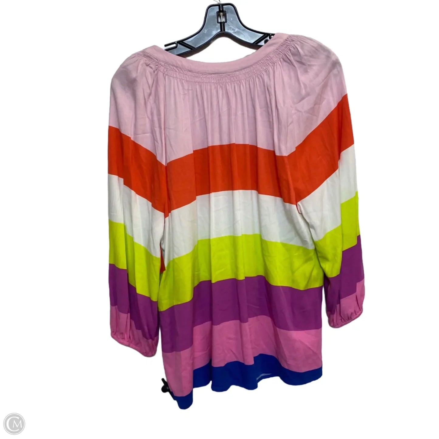 Top 3/4 Sleeve By Crown And Ivy In Multi-colored, Size: L