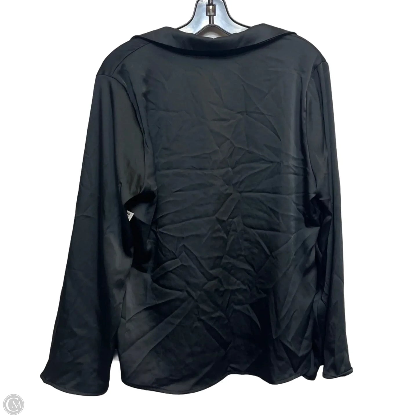 Top Long Sleeve By A New Day In Black, Size: L