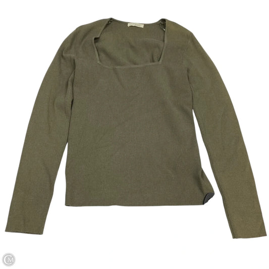 Top Long Sleeve By Lovestitch In Green, Size: S