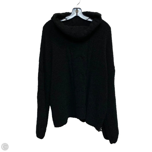 Sweater By Seven 7 In Black, Size: Xl
