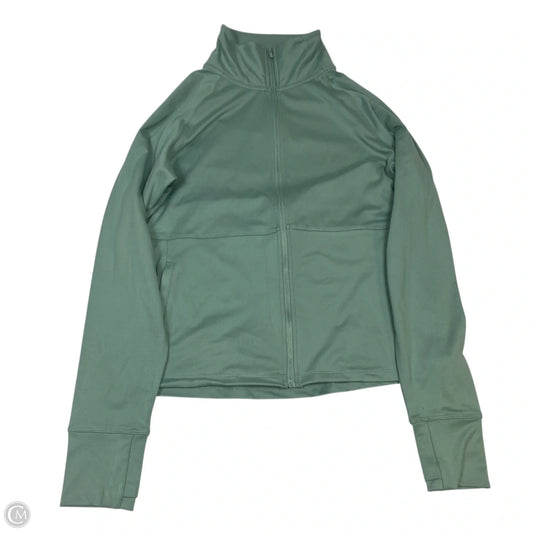 Athletic Jacket By Jockey In Green, Size: M