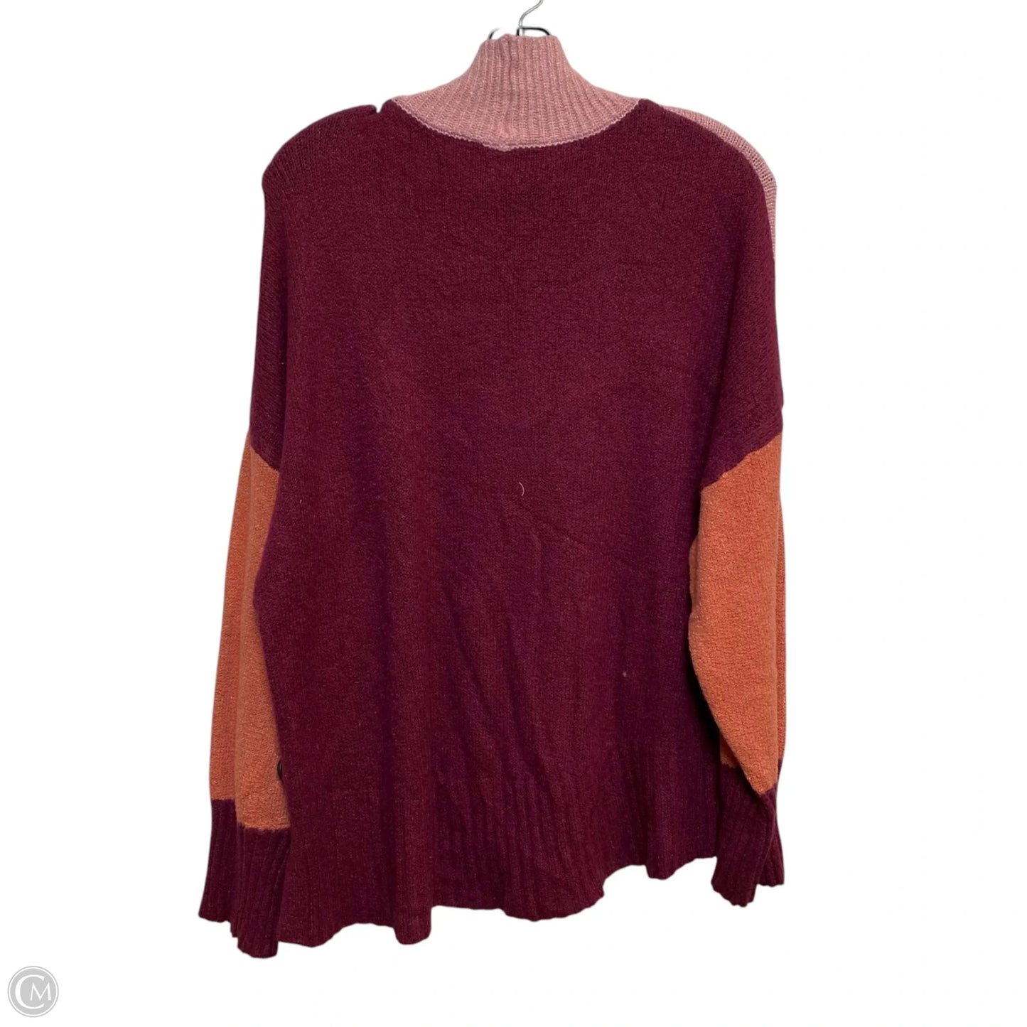 Sweater By Time And Tru In Pink & Red, Size: Xxl