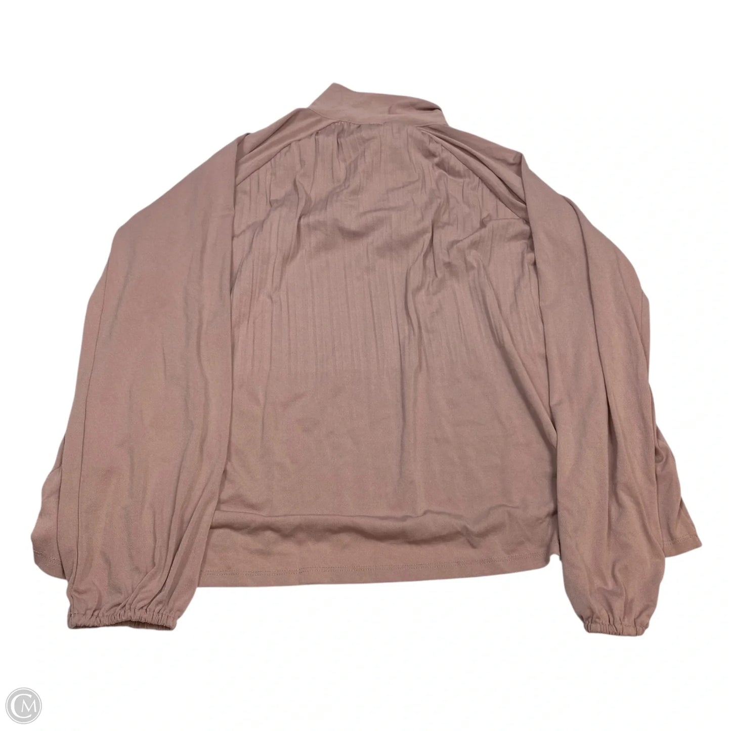 Top Long Sleeve By Cable And Gauge In Pink, Size: L