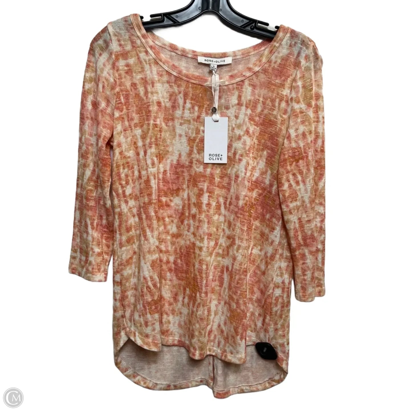 Top Long Sleeve By White House Black Market In Pink, Size: M