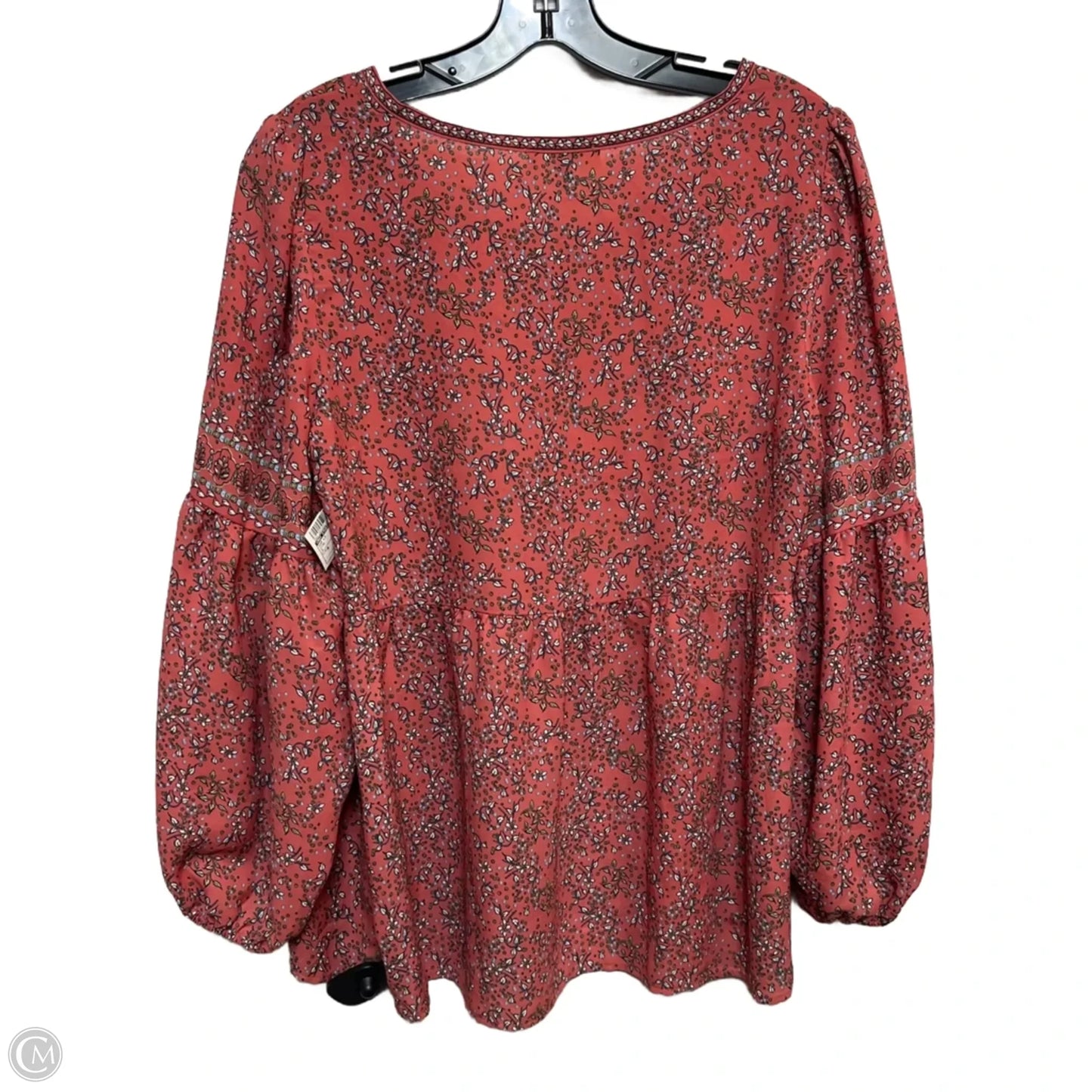 Top Long Sleeve By Max Studio In Pink, Size: M