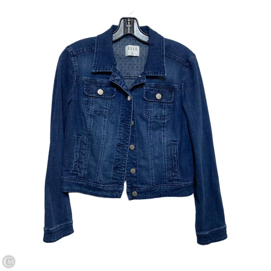 Jacket Denim By Elle In Blue Denim, Size: M