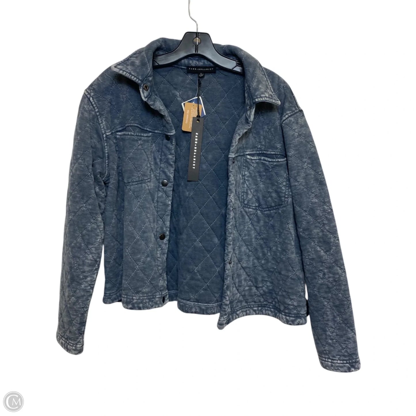 Jacket Puffer & Quilted By Jane And Delancey In Blue, Size: M