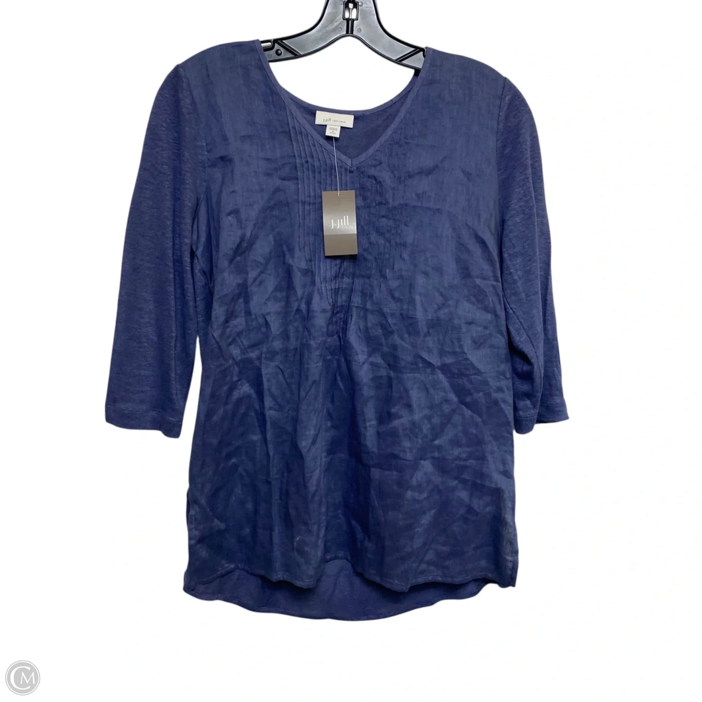 Top 3/4 Sleeve By J. Jill In Blue, Size: Sp