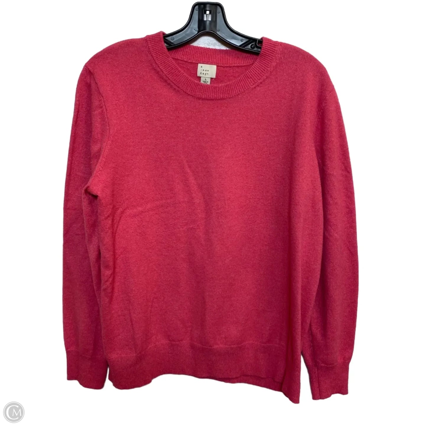 Top Long Sleeve By A New Day In Pink, Size: L