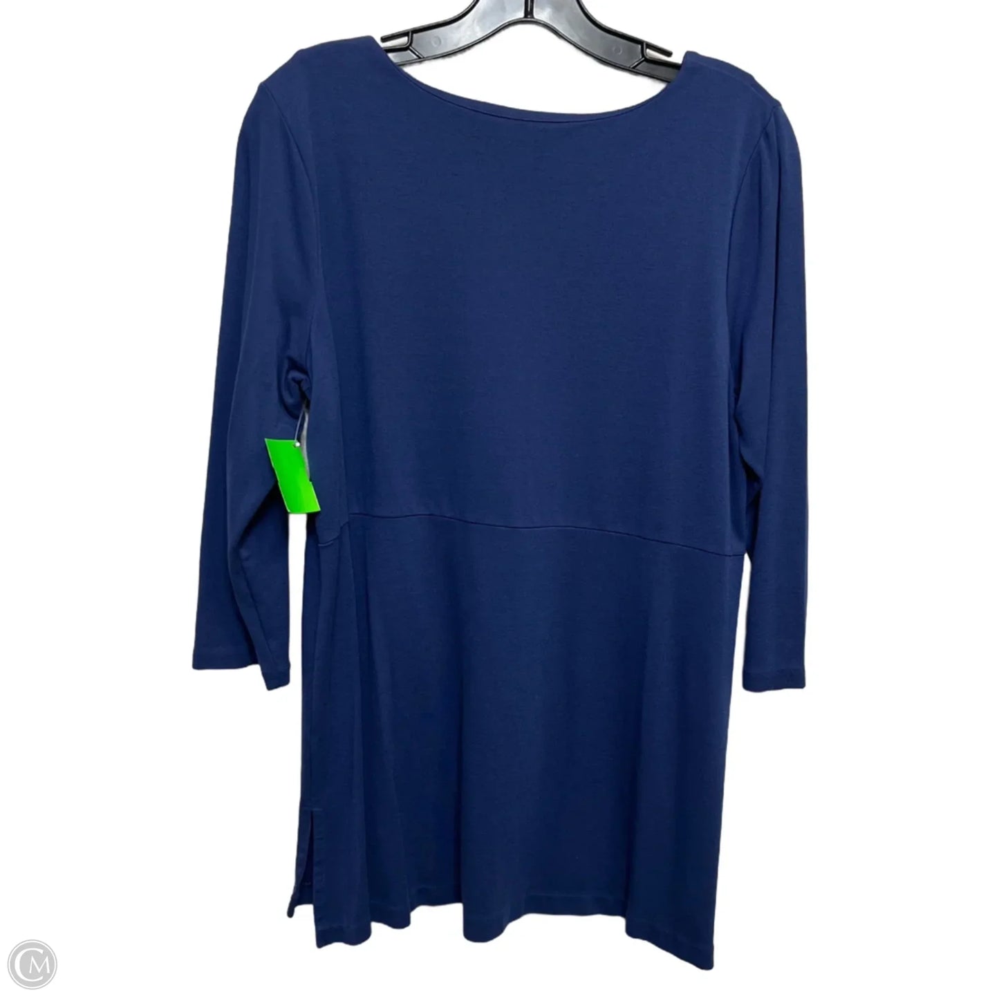Top 3/4 Sleeve By J. Jill In Blue, Size: Mp
