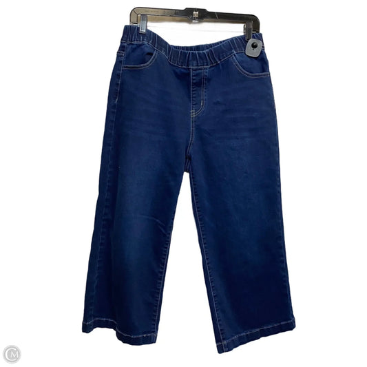 Jeans Cropped By Cmf In Blue Denim, Size: Xl