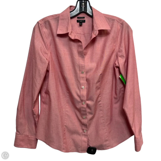 Top Long Sleeve By Talbots In Pink, Size: Sp