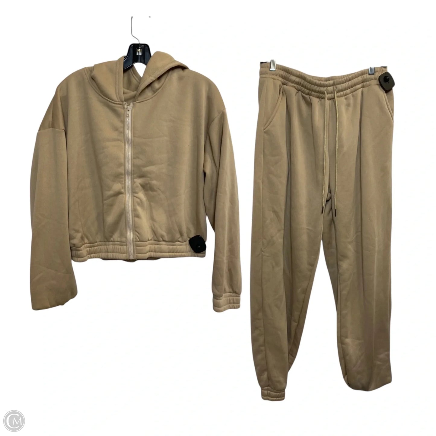 Lounge Set Pants By Cmf In Tan, Size: Xl