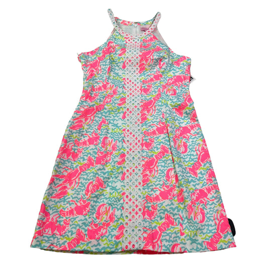 Blue & Pink Dress Designer Lilly Pulitzer, Size 4