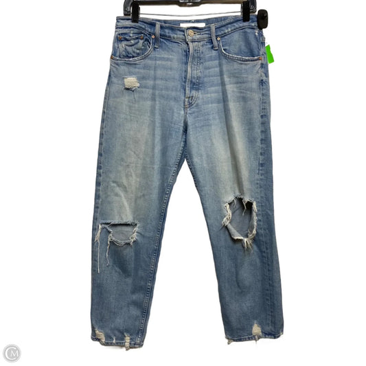 Jeans Designer By Mother In Blue Denim, Size: 10