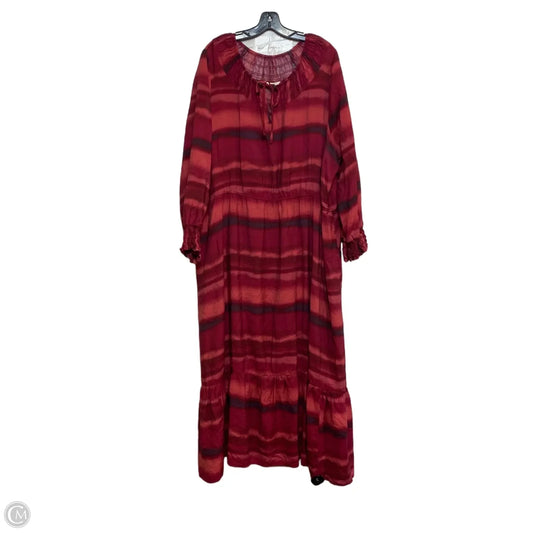 Dress Casual Maxi By Terra & Sky In Red, Size: 3x