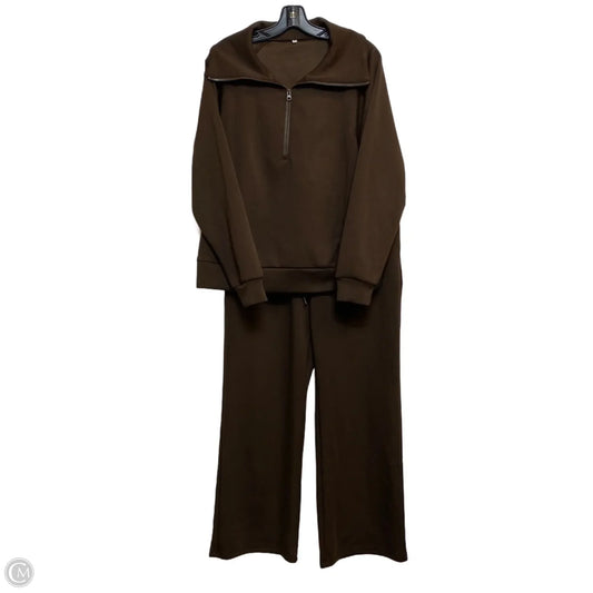 Lounge Set Pants By Cmf In Brown, Size: L