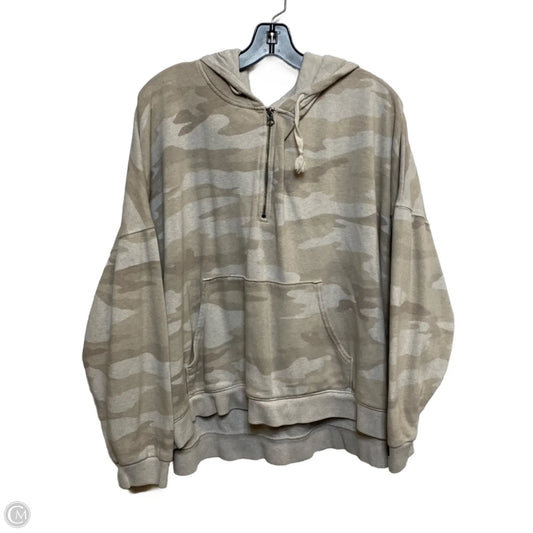 Sweatshirt Hoodie By American Eagle In Tan, Size: Xl
