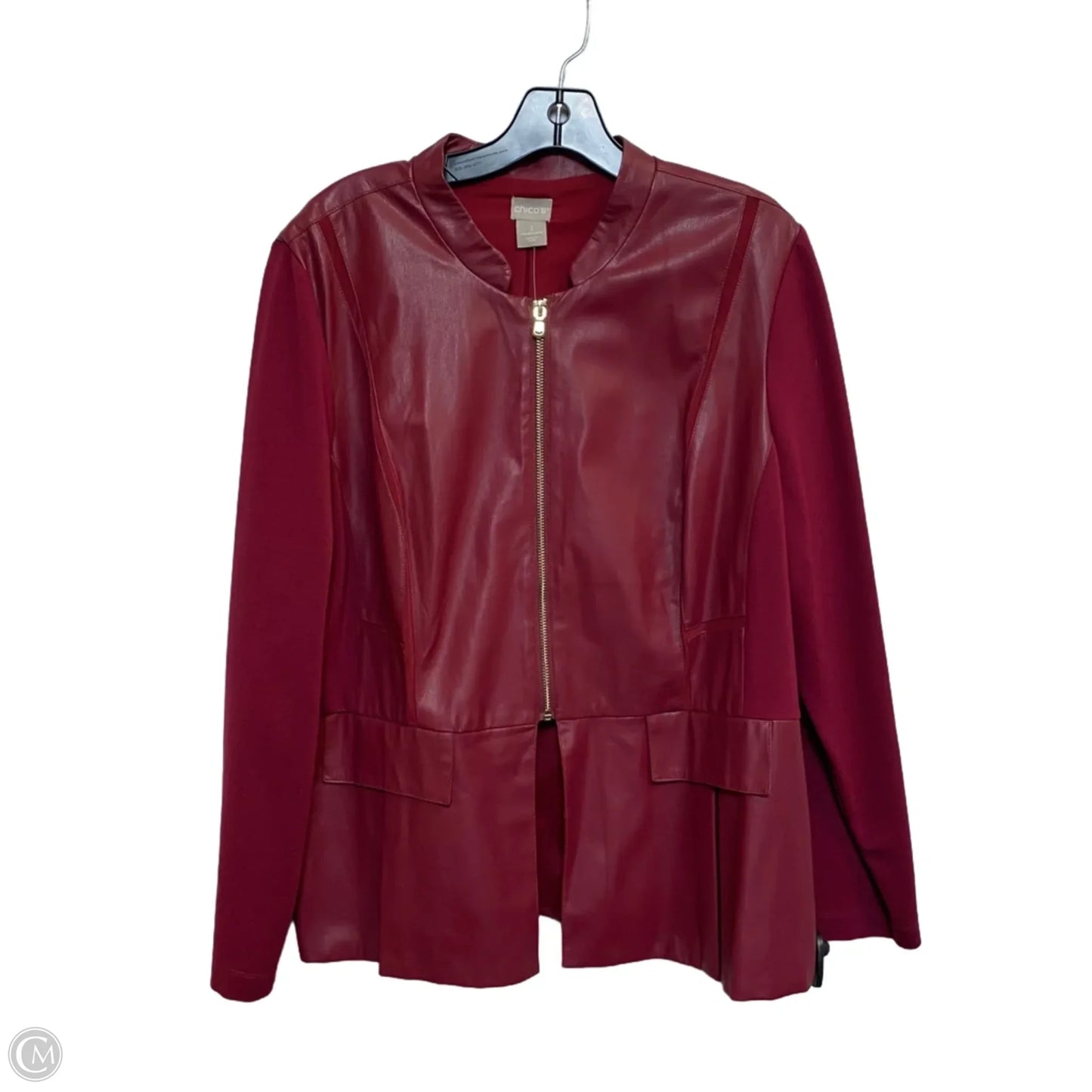 Jacket Other By Chicos In Red, Size: Xl