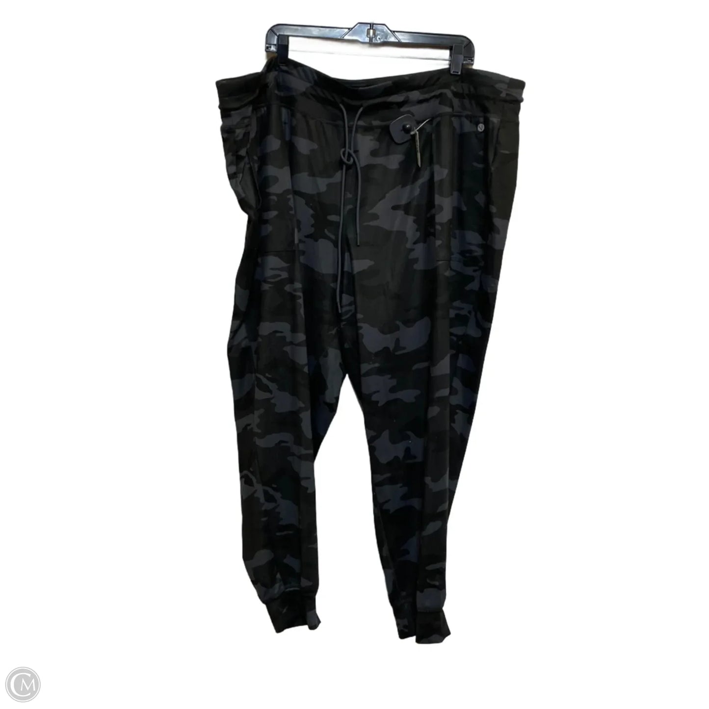 Athletic Pants By Livi Active In Black & Grey, Size: 4x