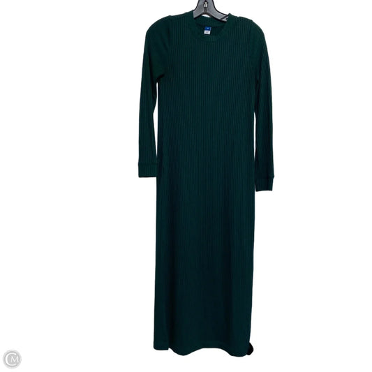 Dress Casual Maxi By Old Navy In Green, Size: Xs