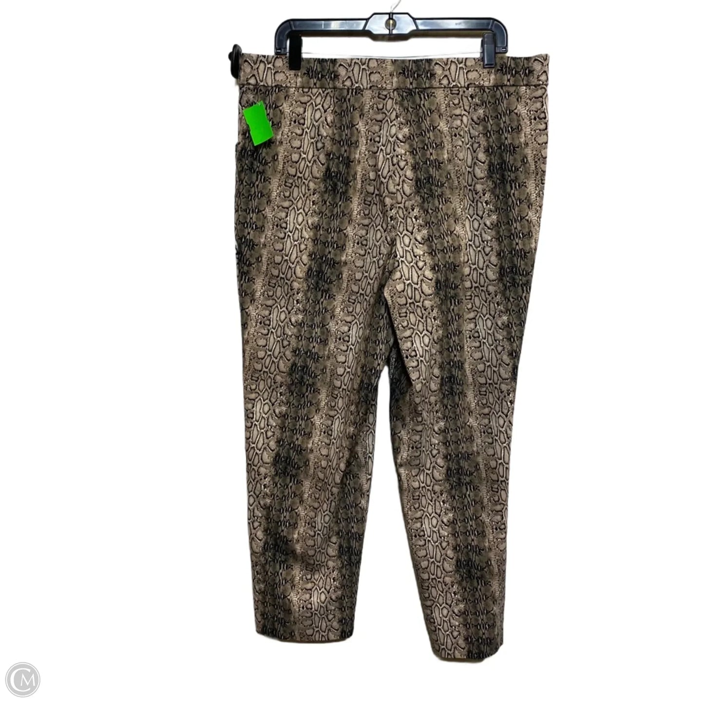 Pants Other By Counterparts In Snakeskin Print, Size: 16