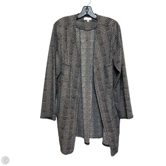 Blazer By Max Studio In Black & White, Size: Xl