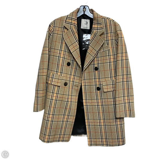 Blazer By Mng In Orange & Tan, Size: Xxs